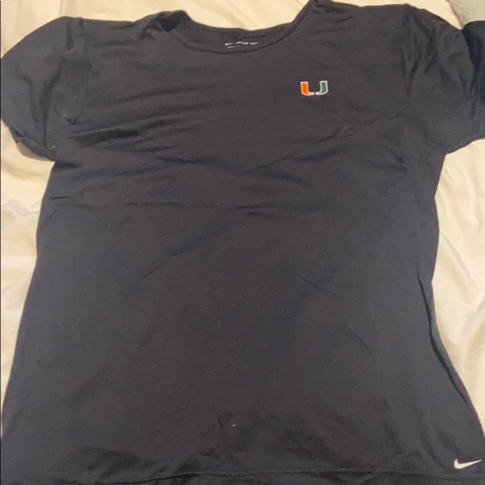 University of Miami Nike top